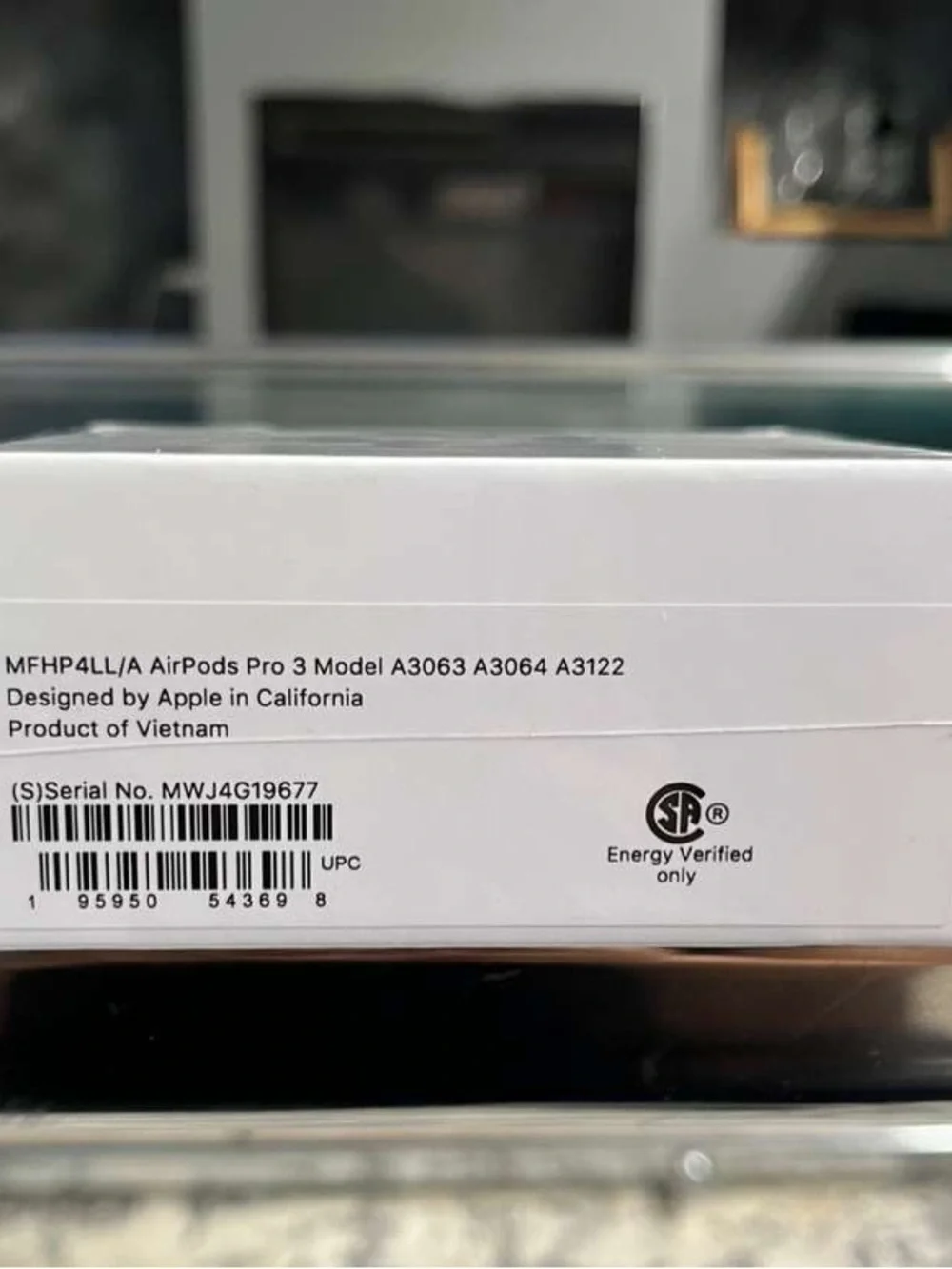 Apple AirPods Pro 3 White Packaging - Sealed Box